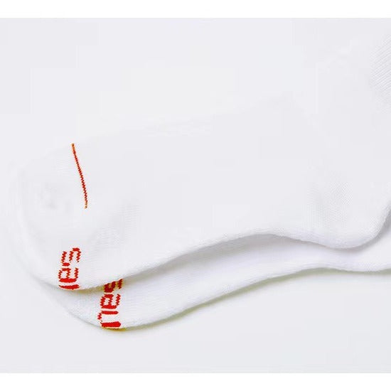 2-Pack Trendy Socks Hane Crew Socks Towel Bottom Trendy Brand Sports Basketball Mid-Calf Socks