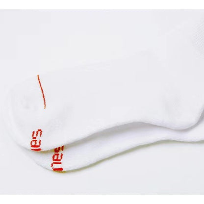 2-Pack Trendy Socks Hane Crew Socks Towel Bottom Trendy Brand Sports Basketball Mid-Calf Socks