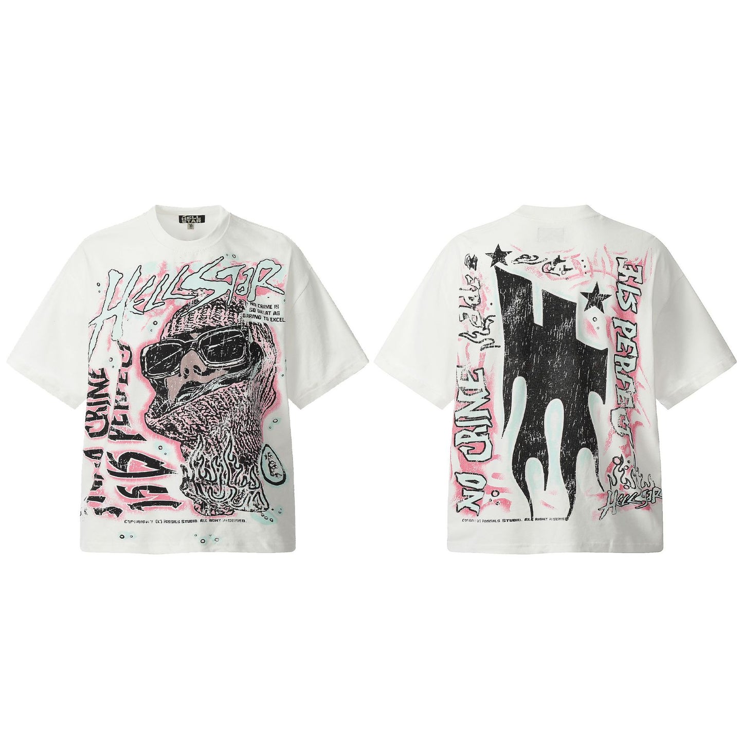 2025 Summer New European and American Trendy Brand Unisex Couple's Plus Size Loose Pullover Short Sleeve T-Shirt Youth Tee