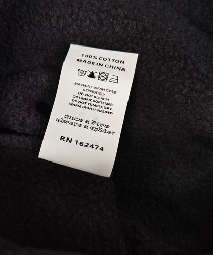 Trendy Brand Hoodie Casual Jacket Letter Black Strap Rhinestone Zipper Sp5-der Sweatshirt Men