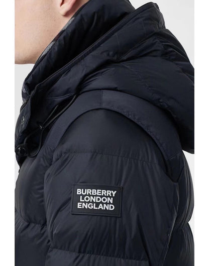 B Brand Sleeveless Couple Style Down Jacket Detachable Sleeves Hooded Down Jacket