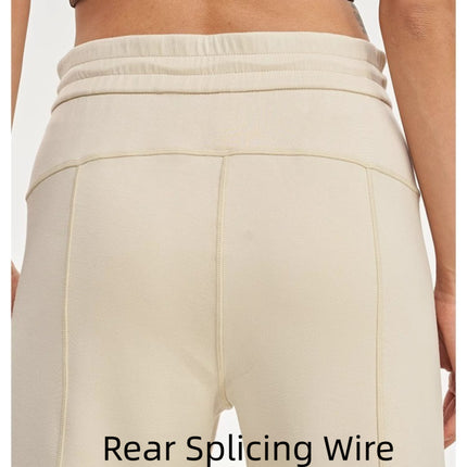 Lulu Same Yoga Wide-Leg Pants Softstreme Pants Exercise Casual Pants Women Loose Straight Slim Fit