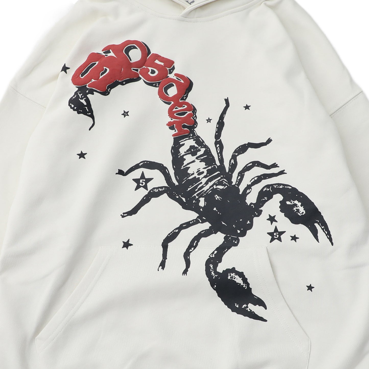 Fashion Versatile Sweatshirt Unisex Design Chest Scorpion Print Casual Hoodie