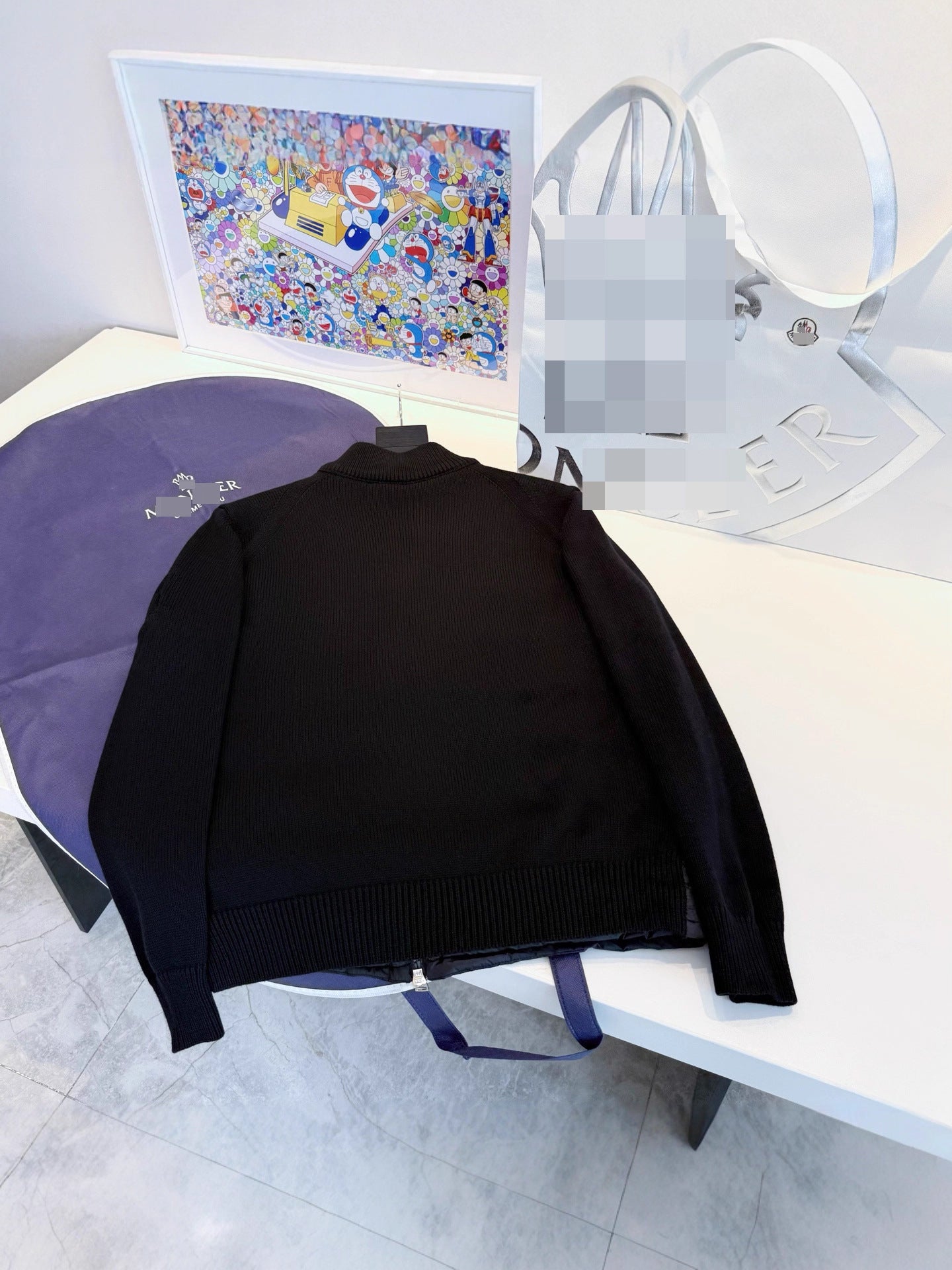 GMabcd Monokini Down Jacket Stand Collar Knitted Patchwork Lightweight Simple Autumn Winter NFC Down Lightweight Coat