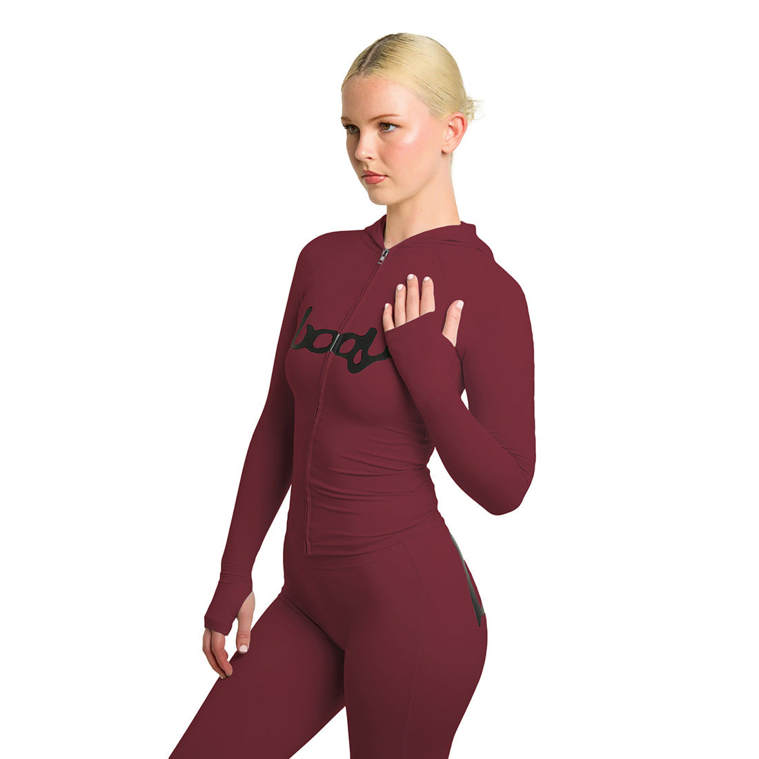 2025 Autumn Women's New Fashion Hooded Camouflage Print Long Sleeve Sports Trendy Slim Fit Long Pants Two-Piece Set