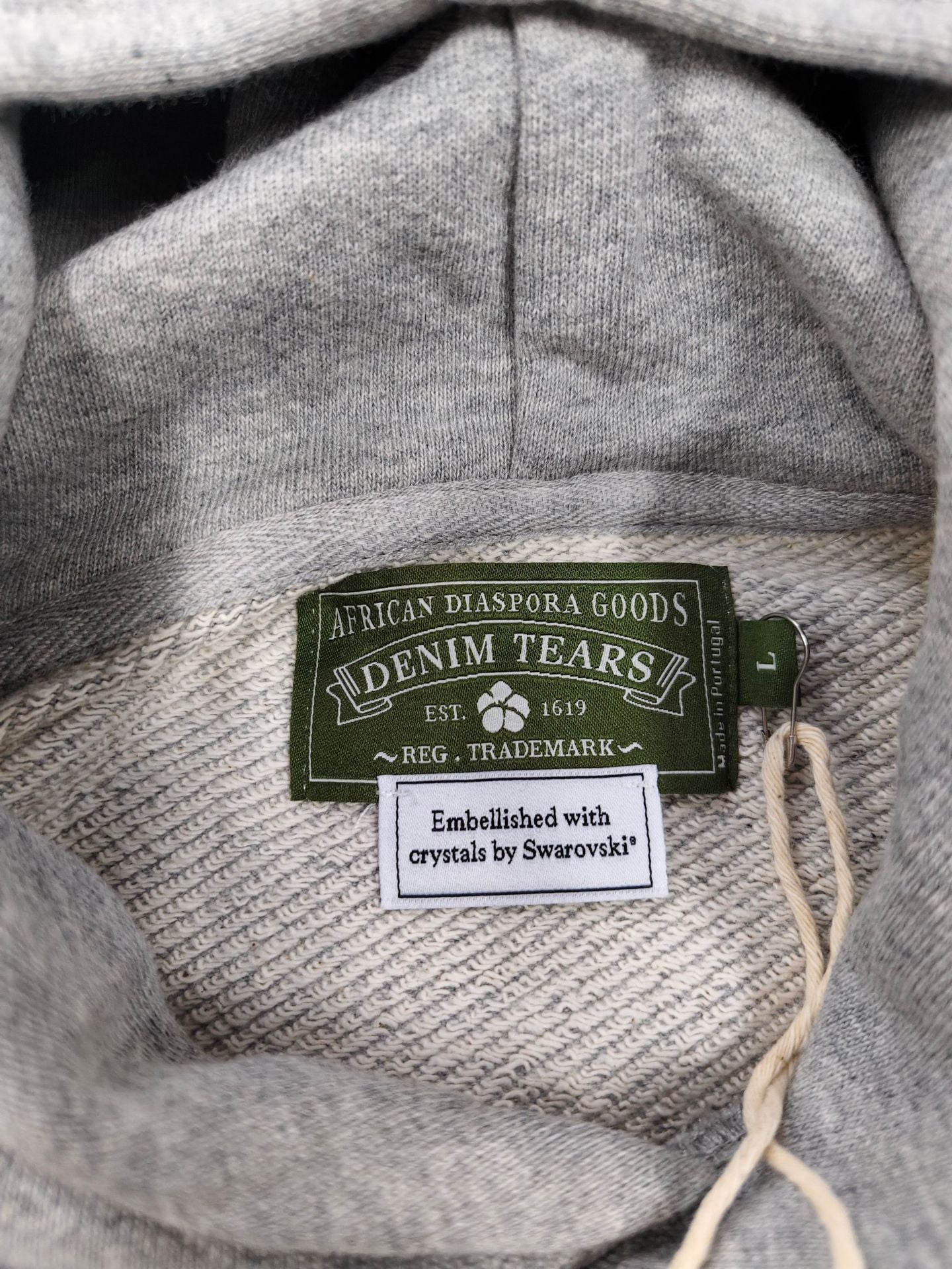 GMabcd Denim Tears Sweatshirt Main Line Kapok Rhinestone Casual Long Pants Hoodie Jacket Men【high quality】