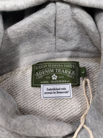 GMabcd Denim Tears Sweatshirt Main Line Kapok Rhinestone Casual Long Pants Hoodie Jacket Men【high quality】