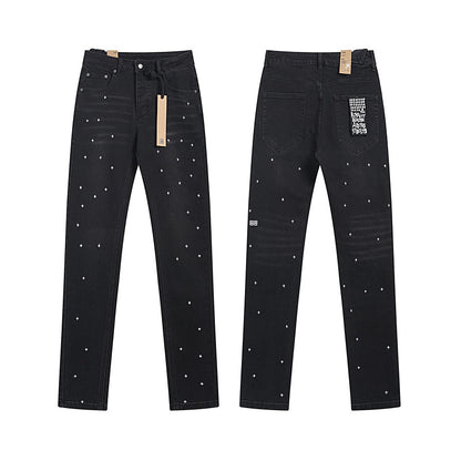 GMabcd Trendy KSUBI Men's Pants Casual Slim Fit Skinny Jeans Stretch Denim Pants