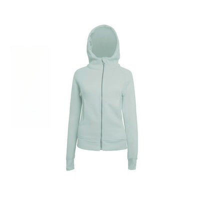 Lulu Same Style Scuba Women's Zipper Hooded Sweatshirt Autumn Winter Women's Outdoor Casual Warm Top Sports Jacket