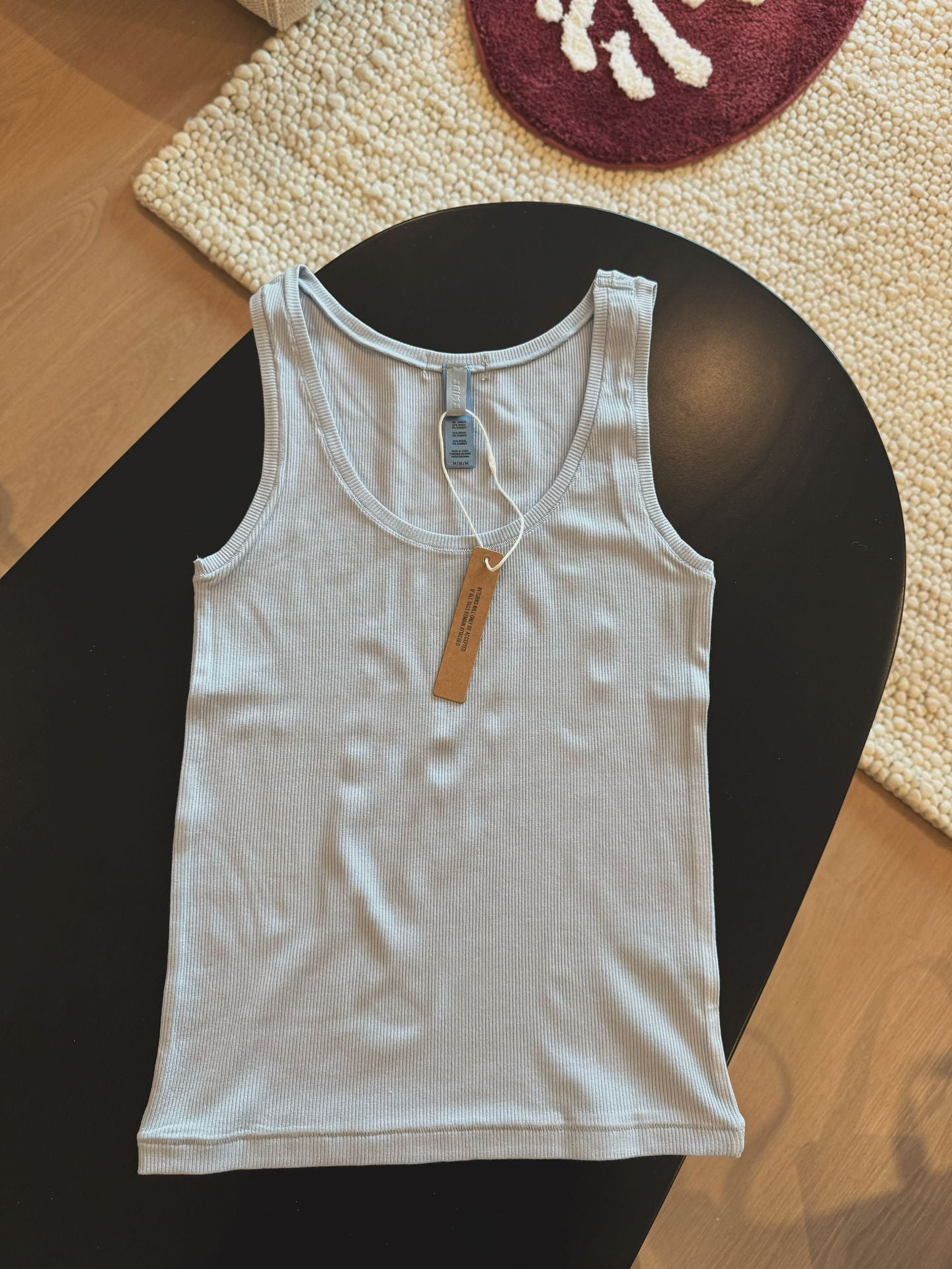 Ski **Kardashian Cotton Rib European and American 2025 Women's Spring Sports Vest Sleeveless Slim Modal
