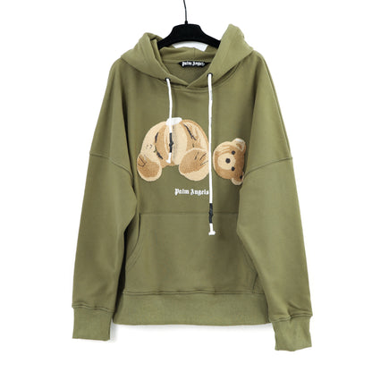 Fashion Brand New Broken Bear Sweater Long Sleeve Men's and Women's Idle Style Loose All-Match Couple Hoodie