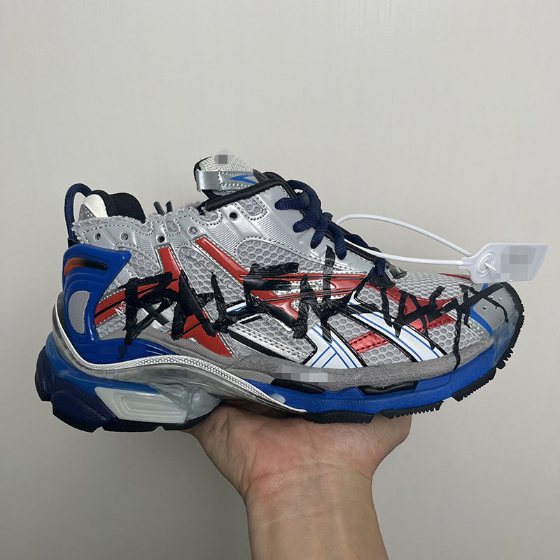 High Quality Sport Sneakers Paris 7 Generation Men's and Women's Raise the Bottom Couple Shoes Sports