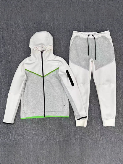 GMabcd 2025 Casual Sports Hooded Men's Side Zipper Suit Jacket Versatile Slim Fit Casual