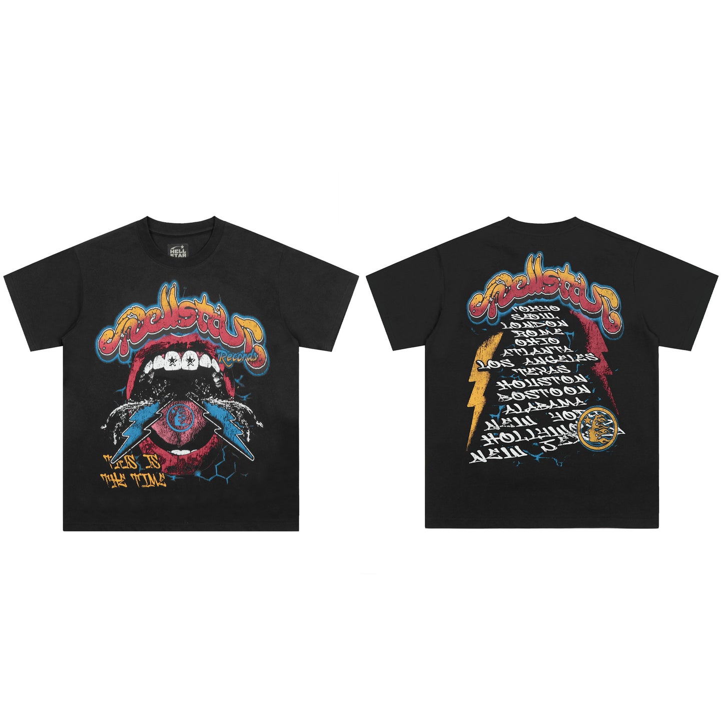 2025 Summer New European and American Trendy Brand Unisex Couple's Plus Size Loose Pullover Short Sleeve T-Shirt Youth Tee