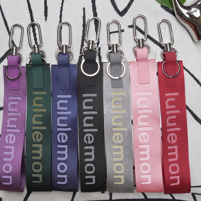 Lulu Same Style Mobile Phone Key High Quality Jacquard Pendant All Kinds of Bag Clothing Personality Trendy Decorations