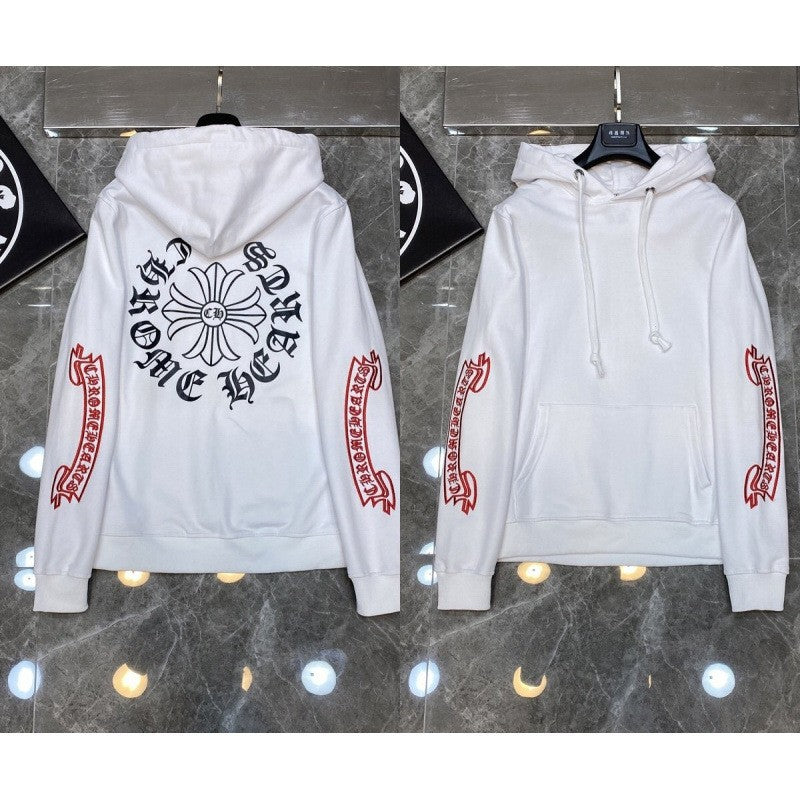 CH Croix cotton fleece embroidery hoodie g3