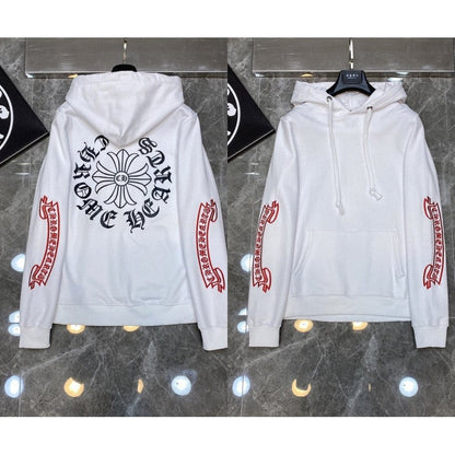 CH Croix cotton fleece embroidery hoodie g3