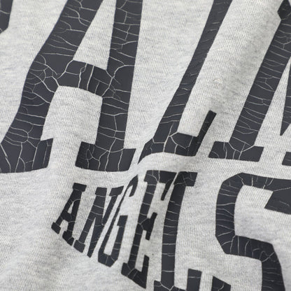 Men's Pullover Sweatshirt with Crack Letter Print Fashion High Street Casual Versatile Hoodie
