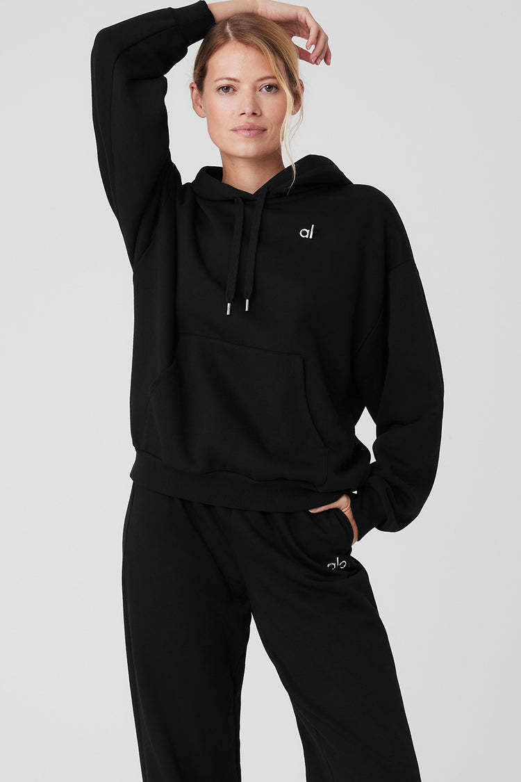 al Autumn Winter 2024 New Trendy Casual Hooded Loose Long Sleeve Sweatshirt Sports Set for Men and Women Couples