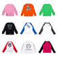 Ch Heart High-Quality Double Yarn Pure Cotton Unisex Printed Long Sleeve T-Shirt