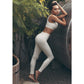 a-l-o Yoga Set High-Quality Sports Set Pilates Set AIRBRUSH HEART THROB BRA