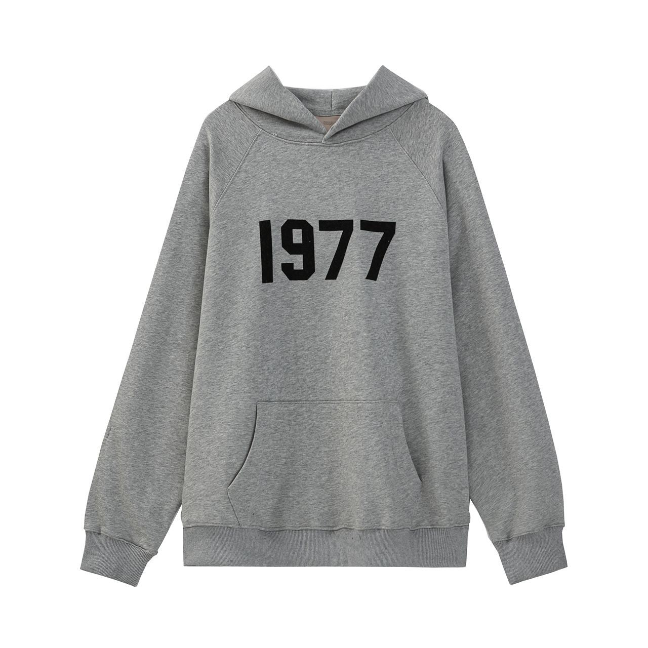 2025 New FOG 1977 Flocked Print Digital High Street European and American Style Sweatshirt Loose Casual Pants Unisex Set