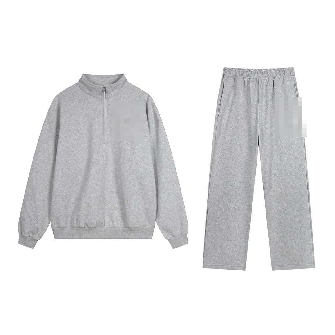 A-L-O Oversized Heavyweight Zip Hoodie Terry Fleece Streetwear Jacket