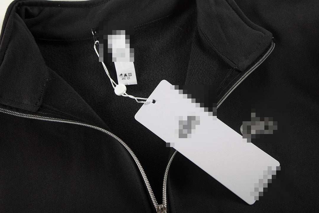 A-L-O Oversized Heavyweight Zip Hoodie Terry Fleece Streetwear Jacket