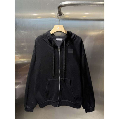 A-L-O Oversized Heavyweight Zip Hoodie Terry Fleece Streetwear Jacket