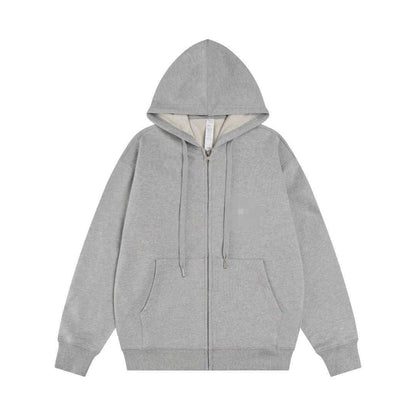 A-L-O Oversized Heavyweight Zip Hoodie Terry Fleece Streetwear Jacket