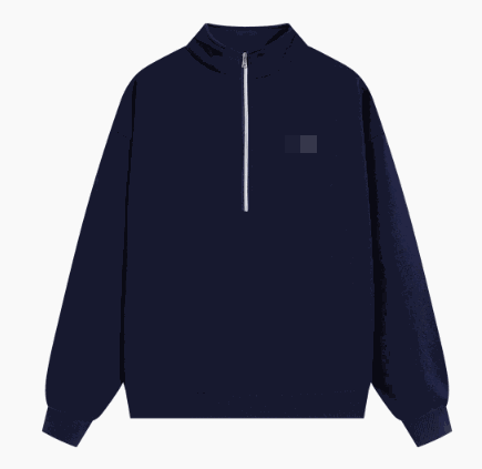 A-L-O Oversized Heavyweight Zip Hoodie Terry Fleece Streetwear Jacket