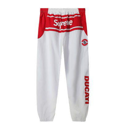 Supreme Ducati Collaboration Racing Style Windbreaker Jacket for Men