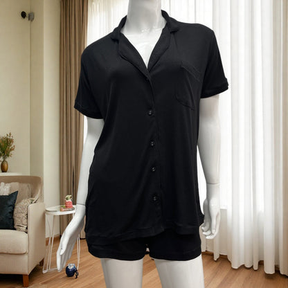 Skim Kardashian Style Spring Summer Thin Modal Short Sleeve Shorts Pajamas Soft Comfortable Homewear Set