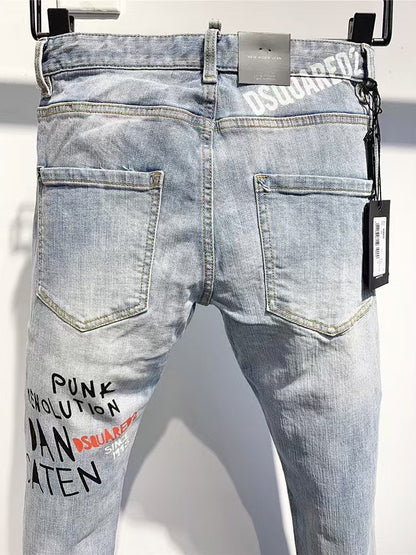 DSQ2 & DSQUARED2 Quadratic 24ss Printed Jeans