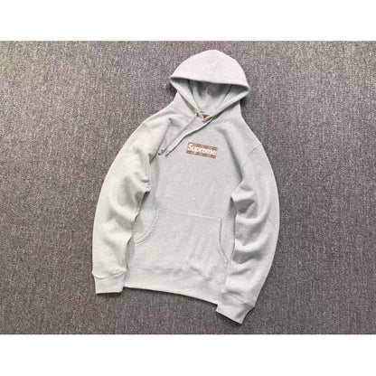 25FW Bandana Box Logo Hoodie Paisley Sweatshirt Fleece Lined Full Series Hooded Sweatshirt