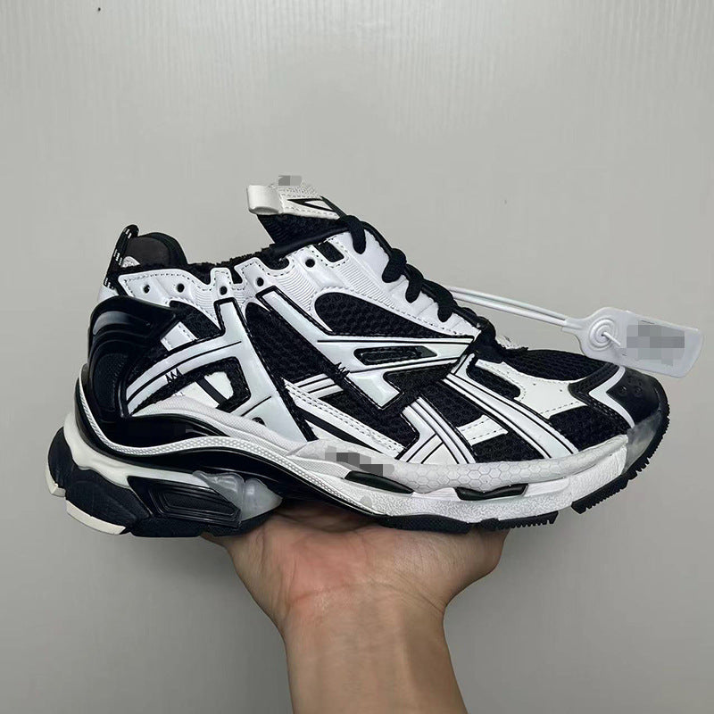 High Quality Sport Sneakers Paris 7 Generation Men's and Women's Raise the Bottom Couple Shoes Sports