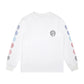 Ch Heart High-Quality Double Yarn Pure Cotton Unisex Printed Long Sleeve T-Shirt