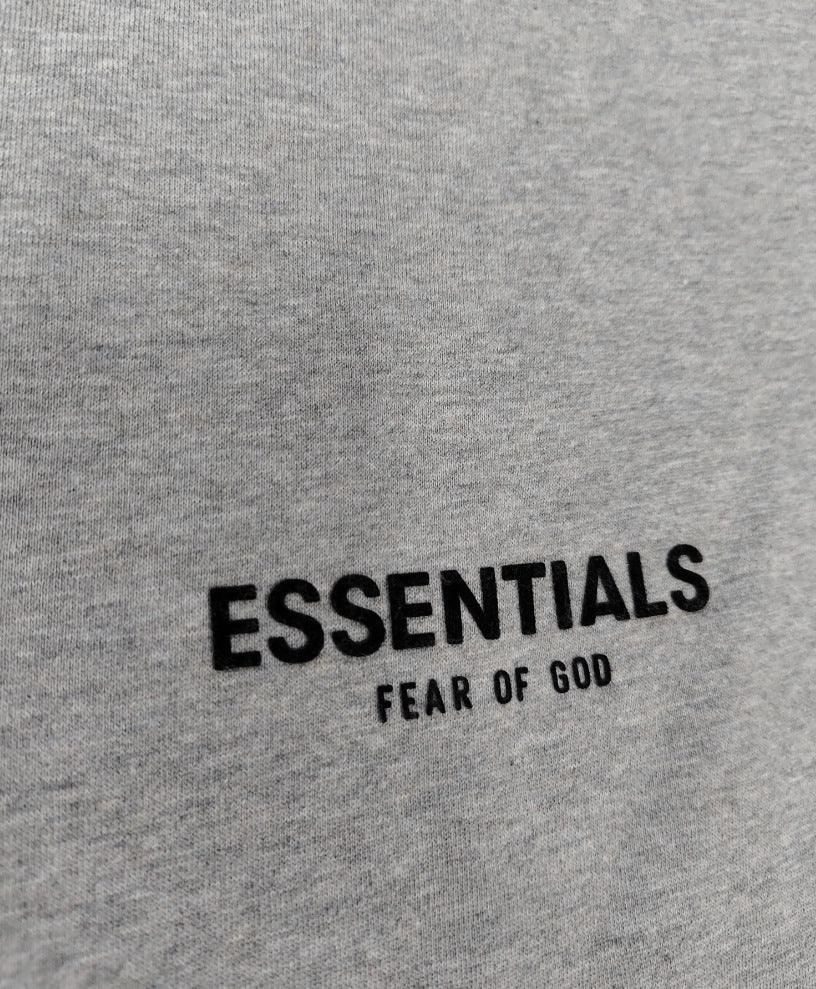 FOG Double-Line Classic Hoodie with Front 3D Letters Loose Fit Unisex Essentials Sweatshirt