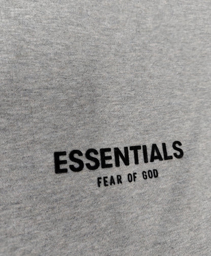 FOG Double-Line Classic Hoodie with Front 3D Letters Loose Fit Unisex Essentials Sweatshirt