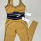 a-l-o Yoga Set High-Quality Sports Set Pilates Set AIRBRUSH HEART THROB BRA