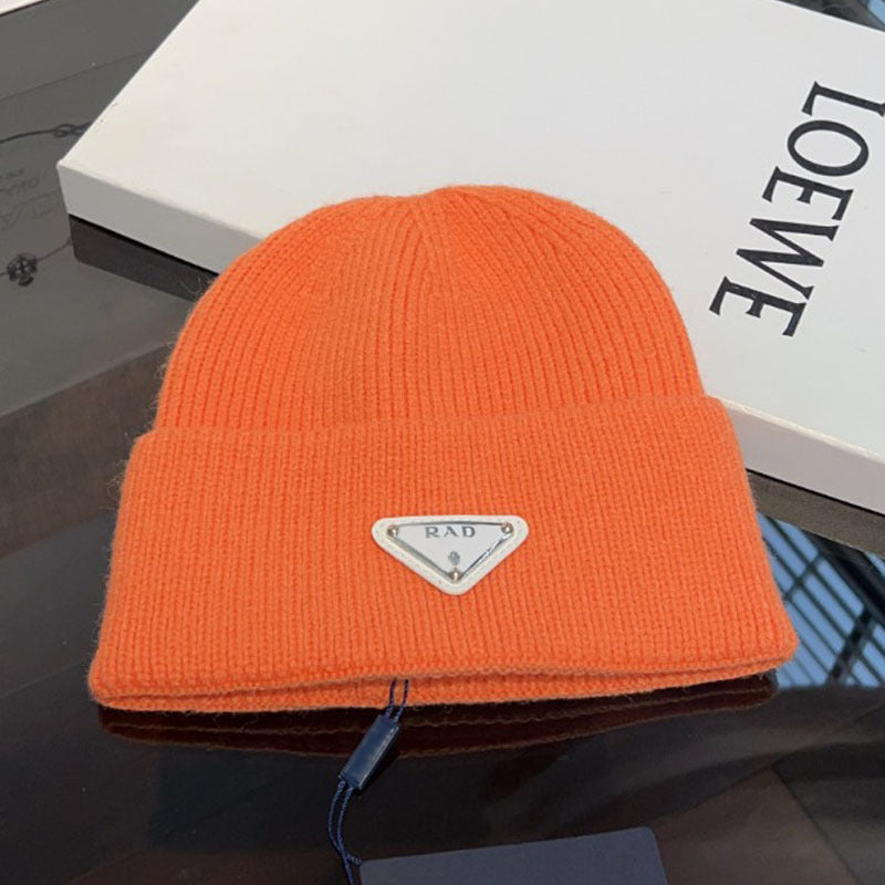 Winter Warm Knitted Hat Fashionable Export Style Pullover Windproof Thick Knitted Hat