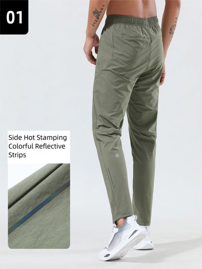 Sports Pants Men's Spring and Autumn Thin Outdoor Running Fitness Yoga Leisure Quick Dry Training Pants