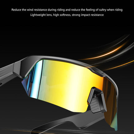 Outdoor Sports Sunglasses Smart Glasses Fashionable Cycling Bluetooth Glasses for Listening to Music and Calling Unisex