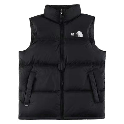 GMabcdNorth-Face 1996 Down Vest Unisex American Version TNF700 Puff Embroidery Winter Vest Couple Style Reversible