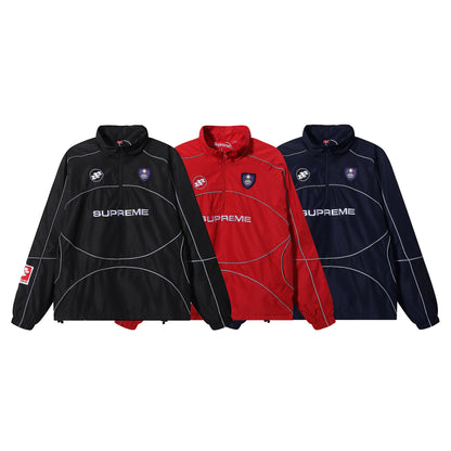 Supreme Ducati Collaboration Racing Style Windbreaker Jacket for Men