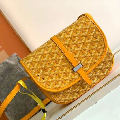 Gay** Messenger Bag Unisex Saddle Bag Dog Tooth Elegant Print Underarm Shoulder Crossbody Bag Trendy