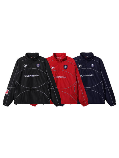 Supreme Ducati Collaboration Racing Style Windbreaker Jacket for Men