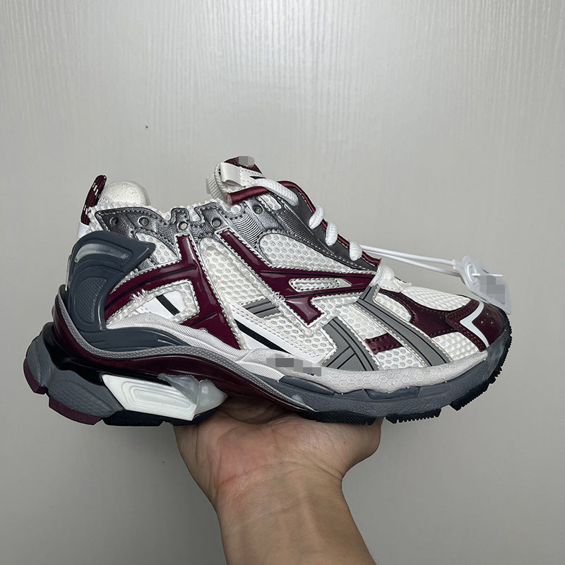 High Quality Sport Sneakers Paris 7 Generation Men's and Women's Raise the Bottom Couple Shoes Sports