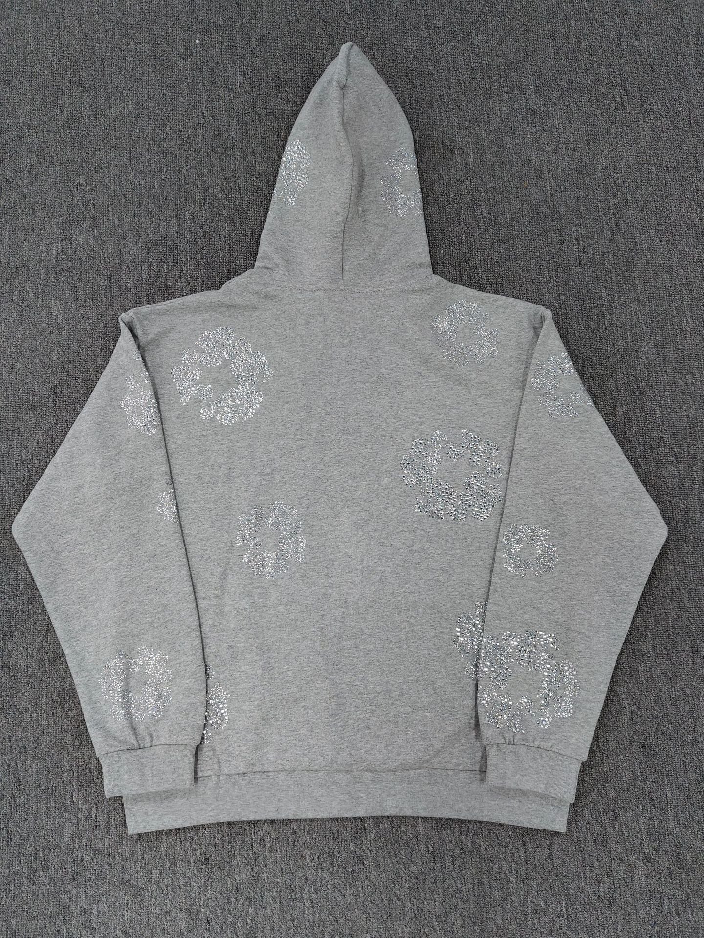 GMabcd Denim Tears Sweatshirt Main Line Kapok Rhinestone Casual Long Pants Hoodie Jacket Men【high quality】