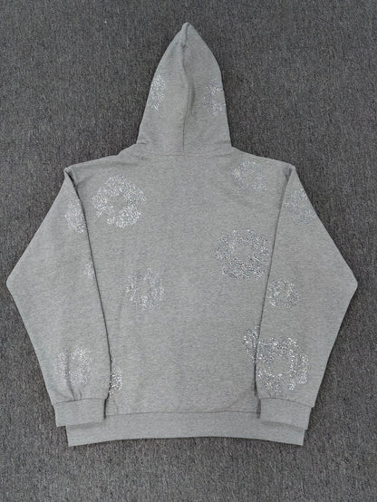 GMabcd Denim Tears Sweatshirt Main Line Kapok Rhinestone Casual Long Pants Hoodie Jacket Men【high quality】